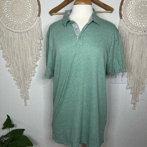 Nickle & Iron Classic Green Polo Shirt for Men Large